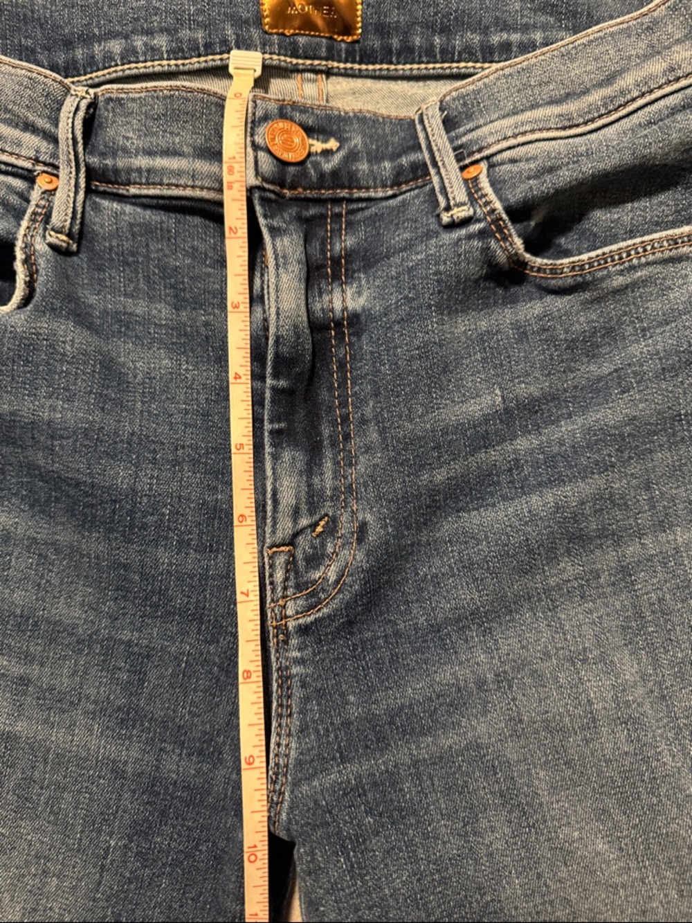 Mother Blue Jeans The Weekender Fray Bootcut-Size 29-Good Stretch - Picture 7 of 10